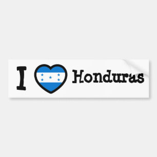 Pegatina Para Coche Bandera de Honduras