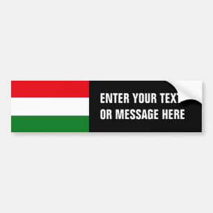 Pegatina Para Coche Bandera de Hungría