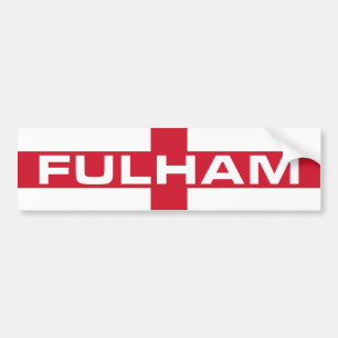 Pegatina Para Coche Bandera de Inglaterra de Fulham