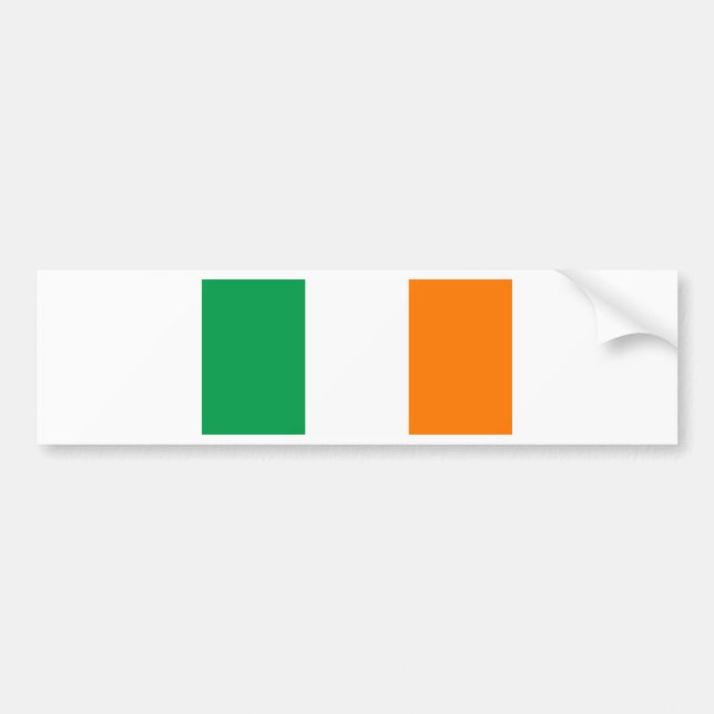 Pegatina Para Coche Bandera de Irlanda (Frente)