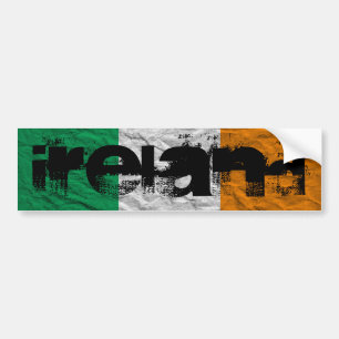 Pegatina Para Coche bandera de Irlanda