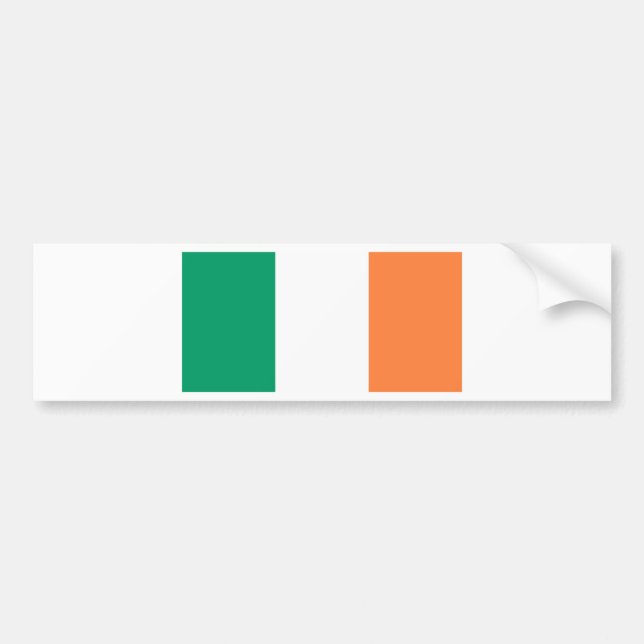 Pegatina Para Coche Bandera de Irlanda (Frente)