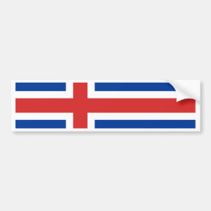 Pegatina Para Coche Bandera de Islandia