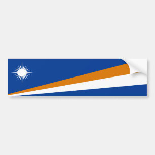 Pegatina Para Coche Bandera de Islas Marshall