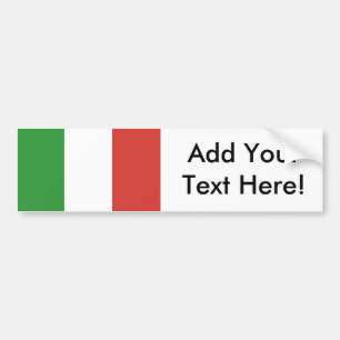 Pegatina Para Coche Bandera de Italia