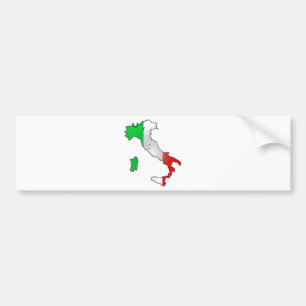 Pegatina Para Coche Bandera de Italia