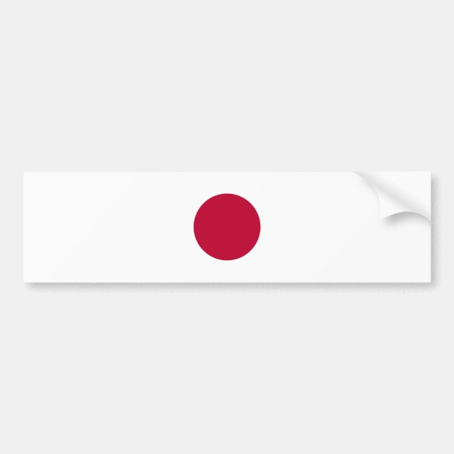 Pegatina Para Coche Bandera de Japón (Frente)