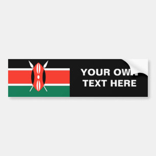 Pegatina Para Coche Bandera de Kenia