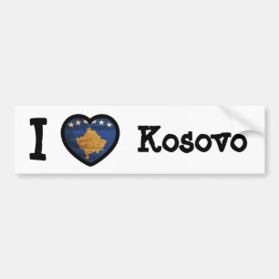 Pegatina Para Coche Bandera de Kosovo