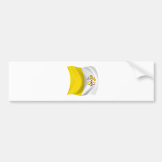 Pegatina Para Coche Bandera de la Ciudad del Vaticano