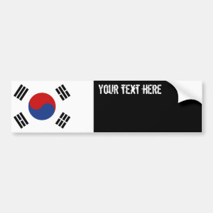 Pegatina Para Coche Bandera de la Corea del Sur