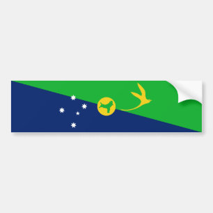 Pegatina Para Coche Bandera de la Isla de Navidad