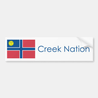 Pegatina Para Coche Bandera de la nación de The Creek