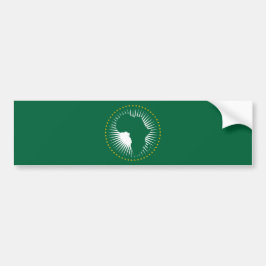 Pegatina Para Coche Bandera de la Unión Africana (África) (Panafrica)