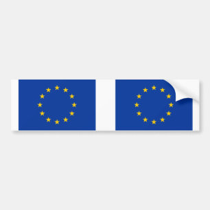 Pegatina Para Coche Bandera de la Unión Europea
