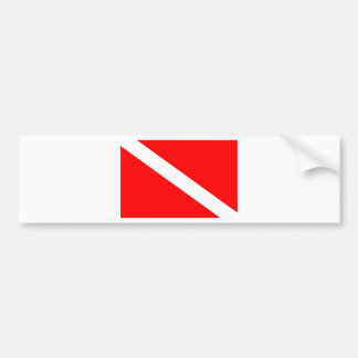Pegatina Para Coche Bandera de la zambullida