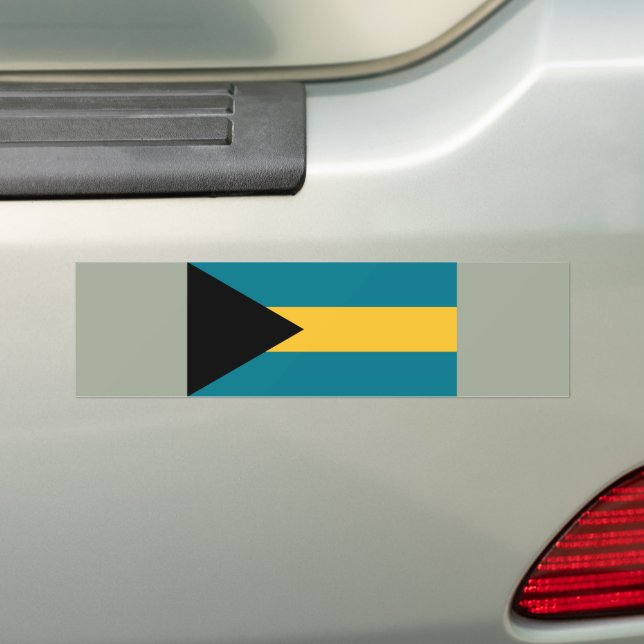 Pegatina Para Coche Bandera de las Bahamas (en coche)