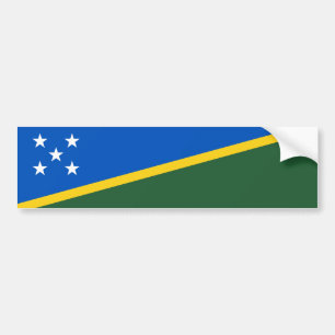 Pegatina Para Coche Bandera de las Islas Salomón