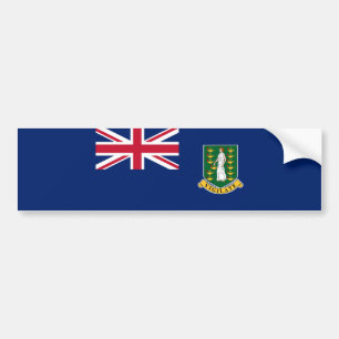 Pegatina Para Coche Bandera de las Islas Vírgenes Británicas