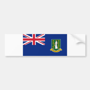 Pegatina Para Coche Bandera de las Islas Vírgenes Británicas