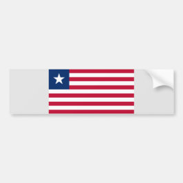 Pegatina Para Coche Bandera de Liberia (Liberia)