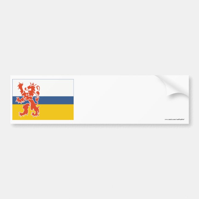 Pegatina Para Coche Bandera de Limburgo (Frente)