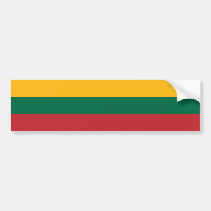 Pegatina Para Coche Bandera de Lituania