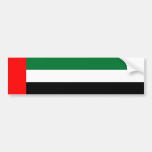 Pegatina Para Coche Bandera de los Emiratos Árabes Unidos (EAU)
