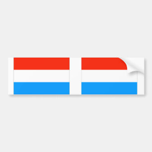Pegatina Para Coche Bandera de Luxemburgo
