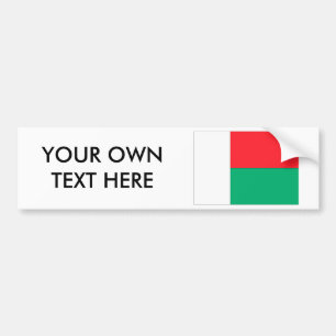 Pegatina Para Coche Bandera de Madagascar