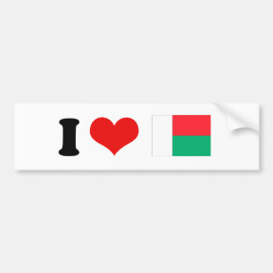 Pegatina Para Coche Bandera de Madagascar