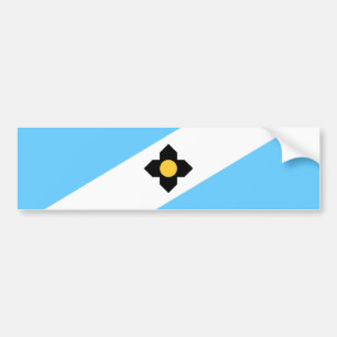 Pegatina Para Coche Bandera de Madison (Wisconsin)