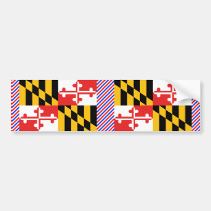 Pegatina Para Coche Bandera de Maryland
