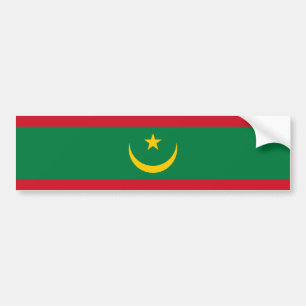 Pegatina Para Coche Bandera de Mauritania