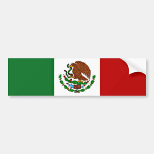 Pegatina Para Coche Bandera de México