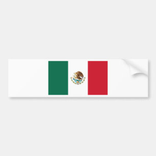 Pegatina Para Coche Bandera de México - Bandera de México