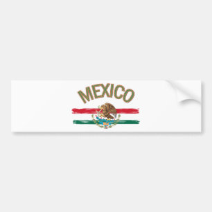Pegatina Para Coche Bandera de México del mexicano