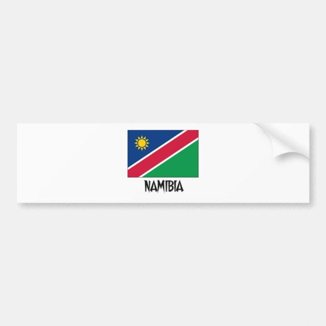 Pegatina Para Coche Bandera de Namibia (Frente)