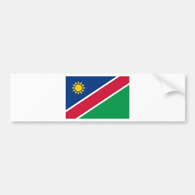 Pegatina Para Coche Bandera de Namibia (Frente)