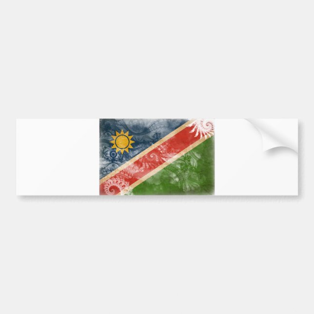 Pegatina Para Coche Bandera de Namibia (Frente)