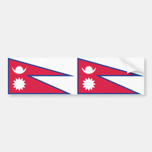 Pegatina Para Coche Bandera de Nepal