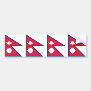 Pegatina Para Coche Bandera de Nepal