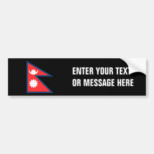 Pegatina Para Coche Bandera de Nepal