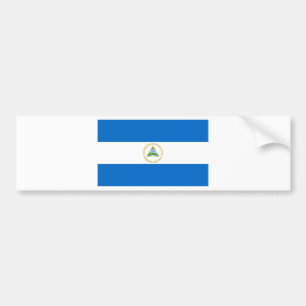 Pegatina Para Coche Bandera de Nicaragua