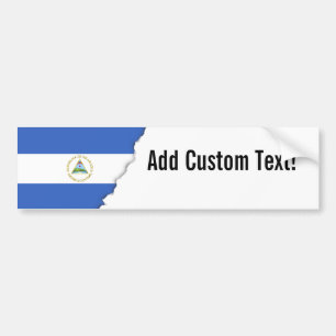 Pegatina Para Coche Bandera de Nicaragua