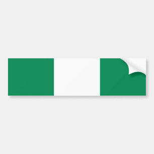 Pegatina Para Coche Bandera de Nigeria