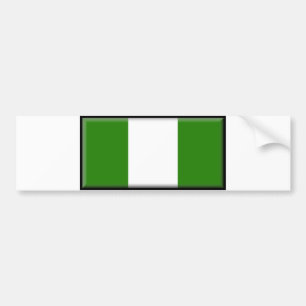 Pegatina Para Coche Bandera de Nigeria