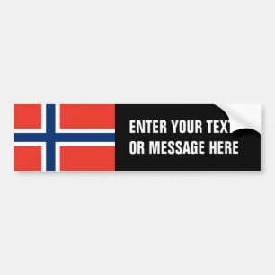 Pegatina Para Coche Bandera de Noruega