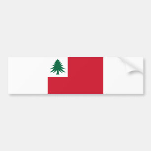 Pegatina Para Coche Bandera de Nueva Inglaterra