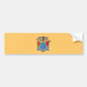 Pegatina Para Coche Bandera de Nueva Jersey